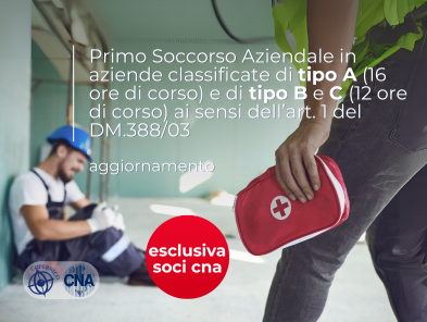 Aggiornamento triennale Primo soccorso aziendale