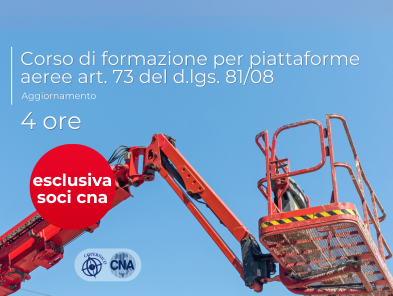 Corso per piattaforme aeree – aggiornamento