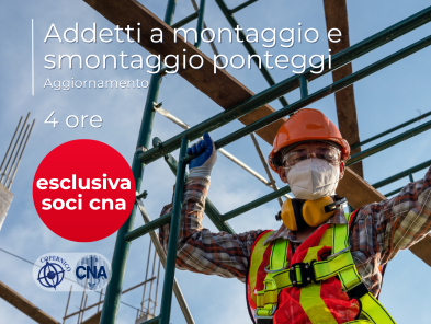 Aggiornamento addetti smontaggio e montaggio ponteggi