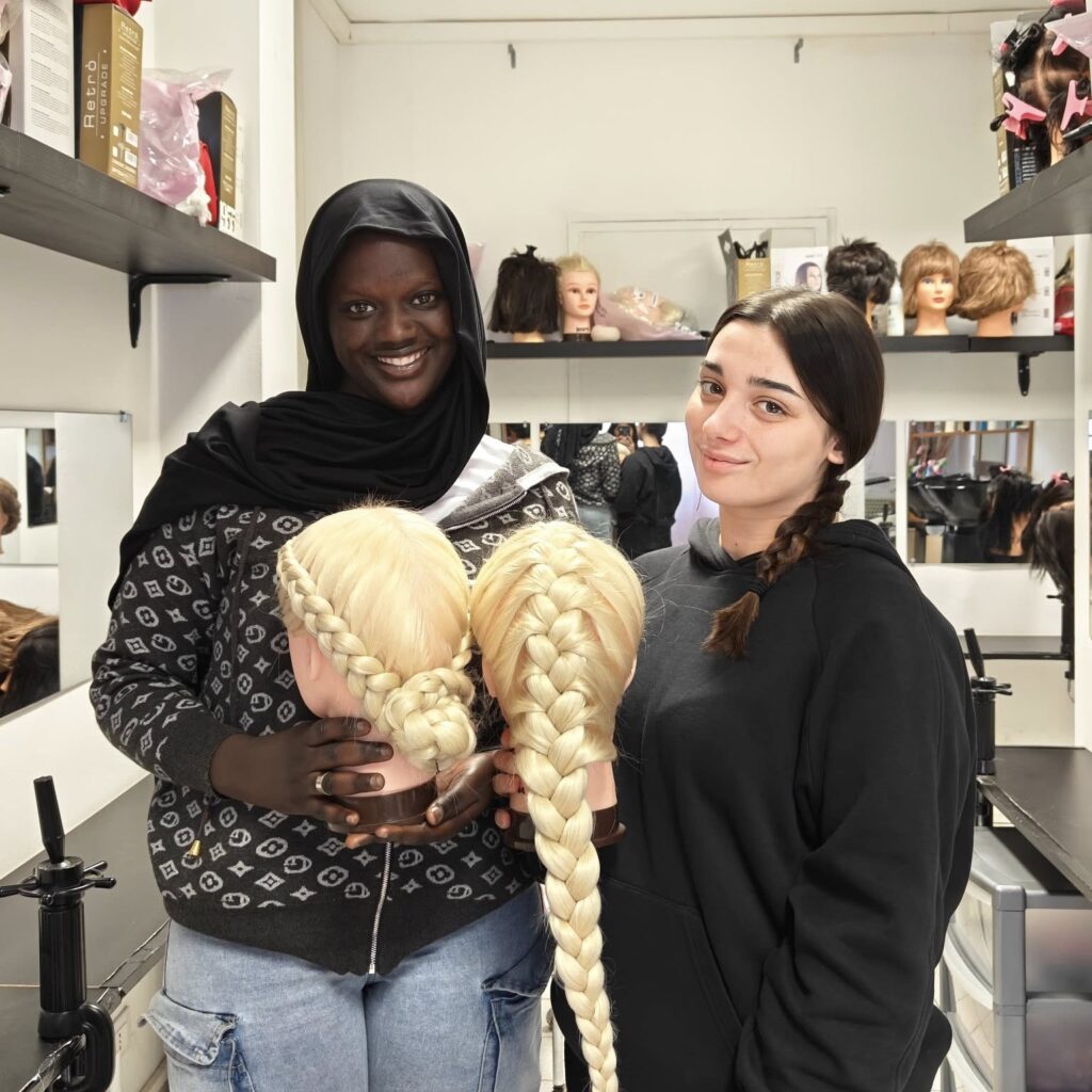 Una visita speciale al corso di acconciatori dell’IeFP Haircut