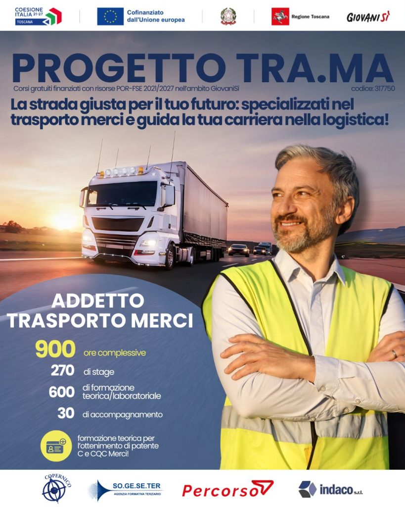 corso trasporto merci gratuito lucca