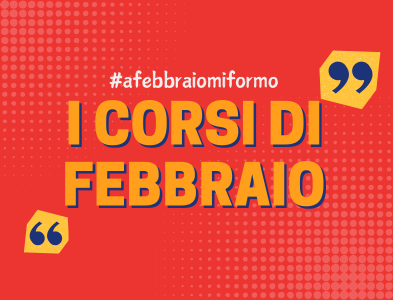 I corsi di febbraio a Pisa, Lucca, Pontedera e Santa Croce
