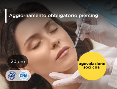 Formazione obbligatoria per coloro che esercitano attività di piercing