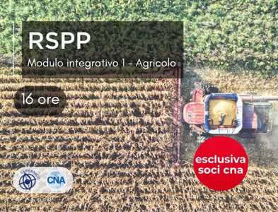 RSPP – modulo integrativo 1 – settore AGRICOLO