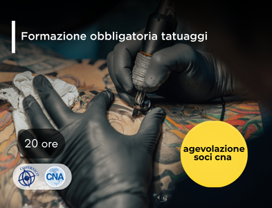 Formazione obbligatoria per coloro che esercitano attività di tatuaggio
