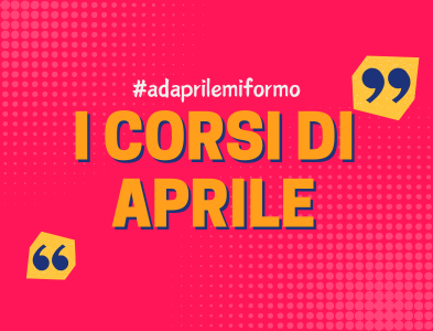 I corsi di aprile a Pisa, Lucca e Pontedera