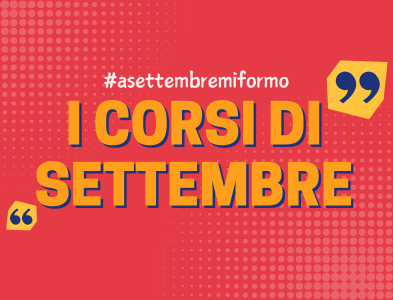 I corsi di settembre a Pisa, Lucca e Pontedera