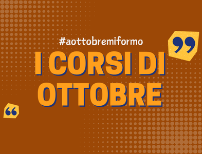 I corsi di ottobre a Pisa, Lucca e Pontedera